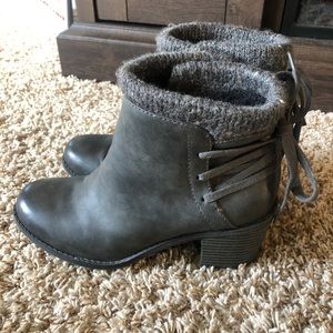 Gray Booties